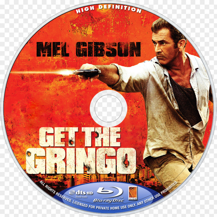 Dvd Mel Gibson Get The Gringo Driver Film Blu-ray Disc PNG