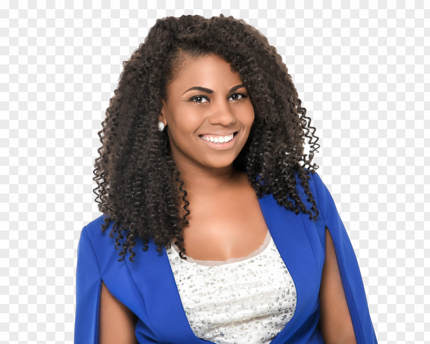 Successful Woman Long Hair Jheri Curl Coloring Afro PNG