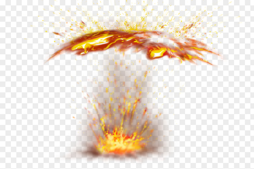 Warm Flame Burning Charcoal Fire Light Explosion PNG