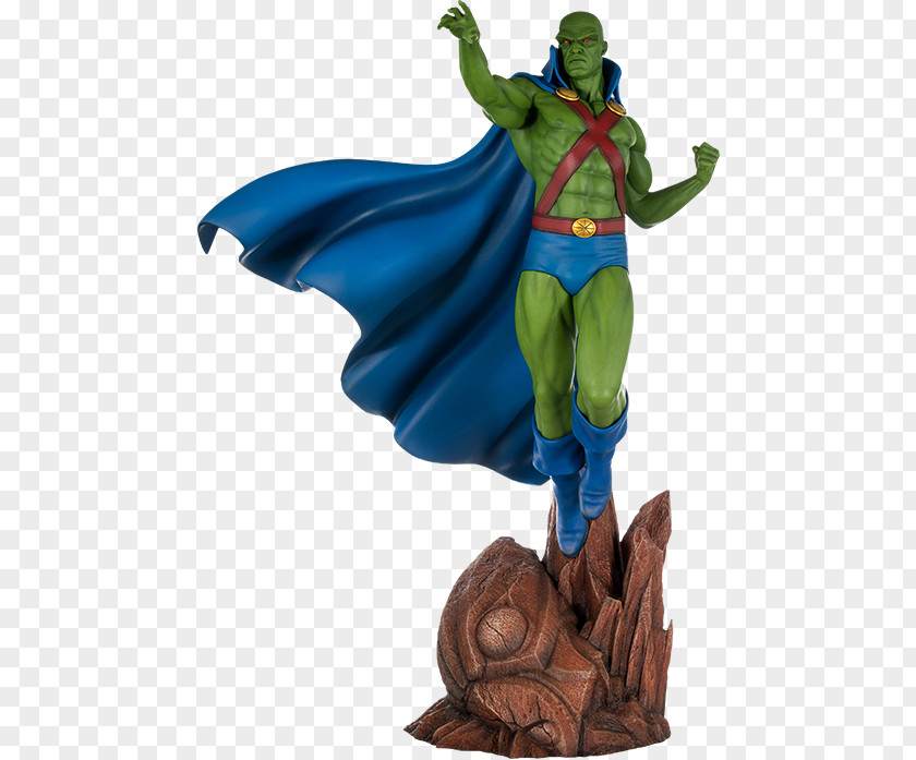 Batman Martian Manhunter Super Powers Collection Sculpture Statue PNG