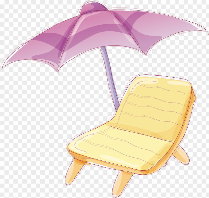 Jerrycan Umbrella Beach Chair PNG