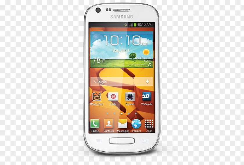 Prevail Samsung Galaxy Android Boost Mobile Telephone PNG
