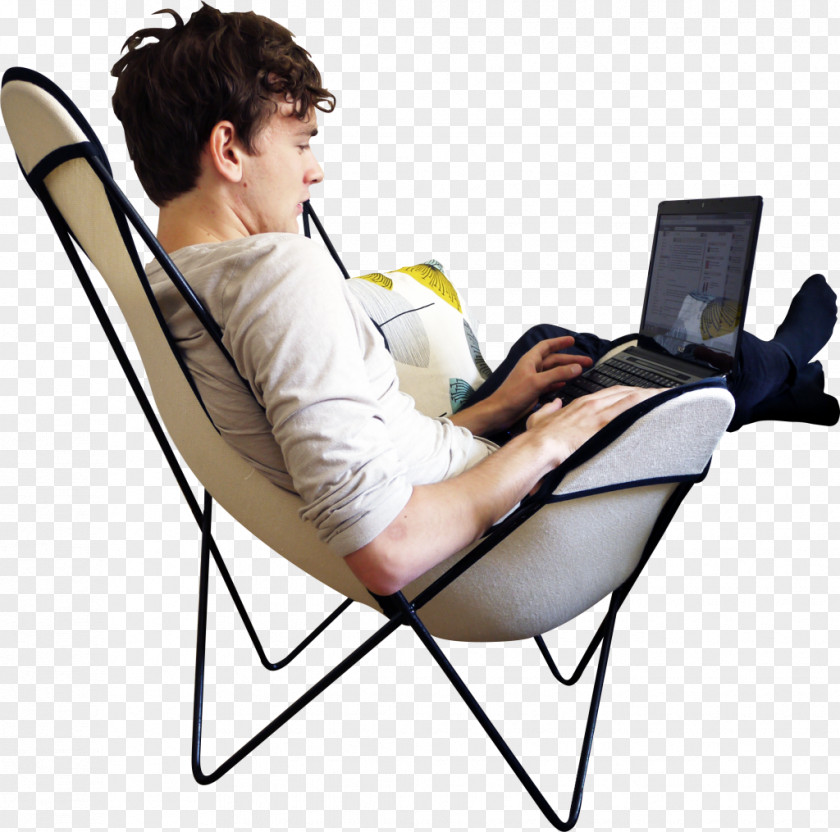 Sitting Man Chair PNG