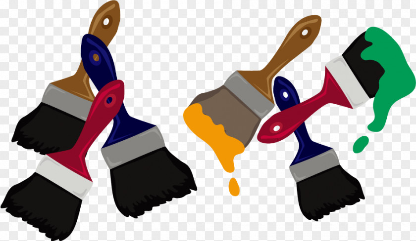 Vector Paint Brush Child Paintbrush PNG