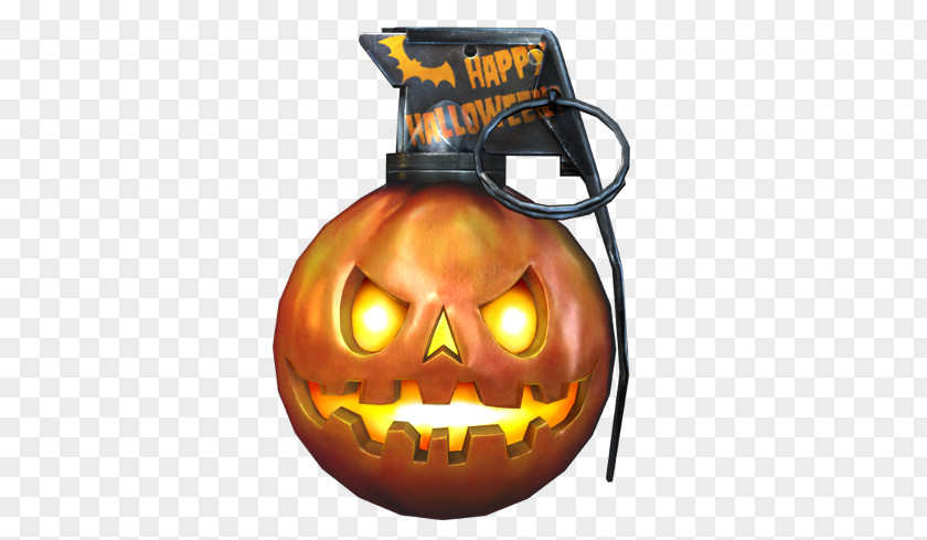 Halloween Jack-o'-lantern CrossFire Grenade Game PNG