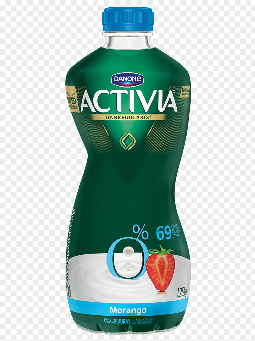 Milk Activia Breakfast Yoghurt Strawberry PNG