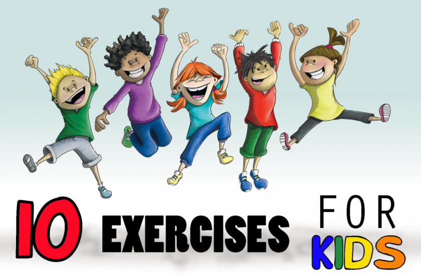 Pictures Of Kids Exercising Physical Fitness Exercise Child General Training Montessori Education PNG