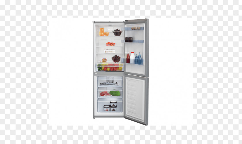 Refrigerator Beko RCNA365E30W Auto-defrost Freezers PNG