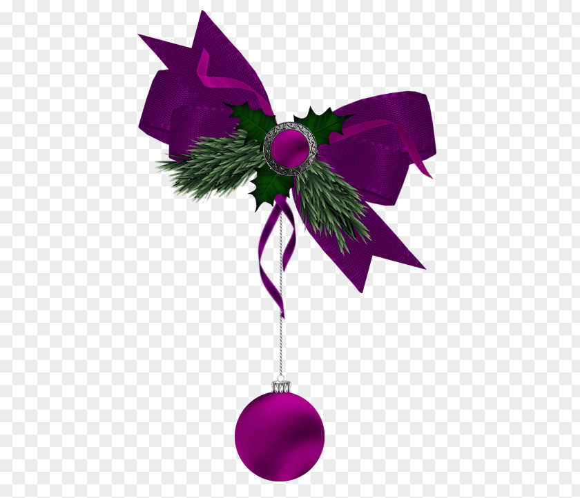 Christmas Ornament Ribbon Tree PNG