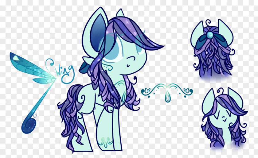 Fairy Horse Sketch PNG