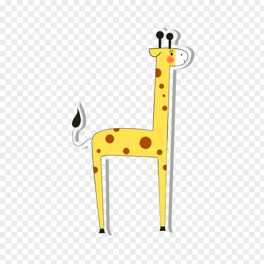 Cartoon Giraffe Northern Uc774ub9bcuc720uce58uc6d0 PNG