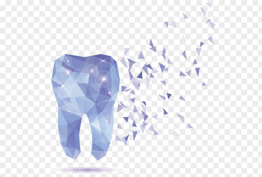 Crystal Teeth Vector Human Tooth Dentistry PNG