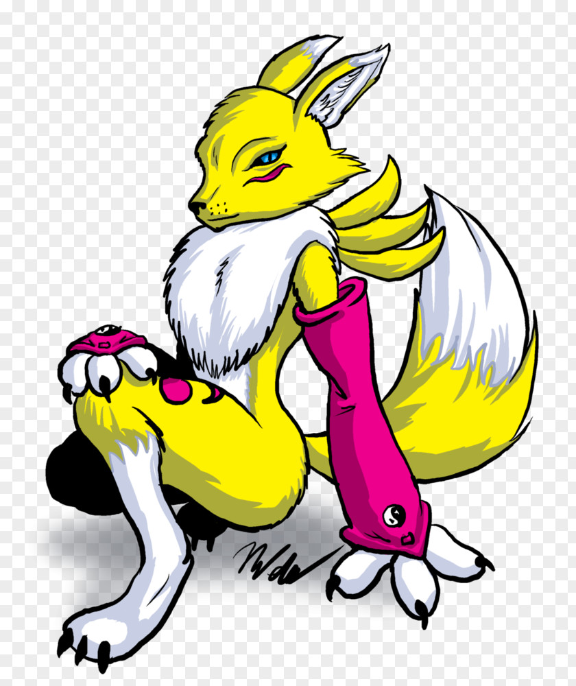 Digimon Renamon Illustration Clip Art PNG