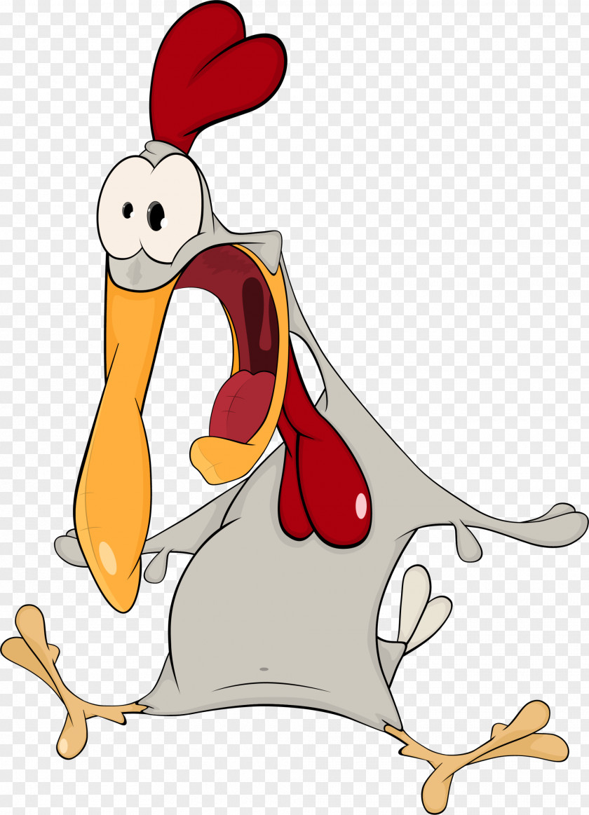 Gray Cartoon Chicken Drawing Animation Photography Illustration PNG