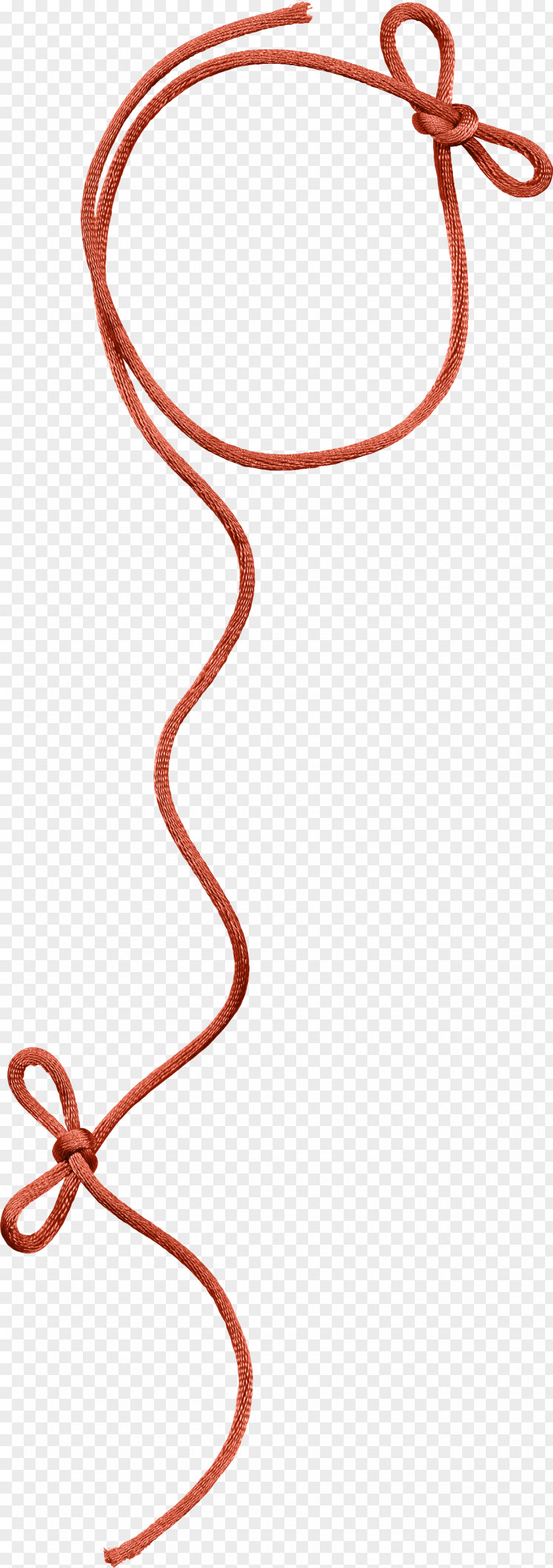 Red Rope Clip Art PNG