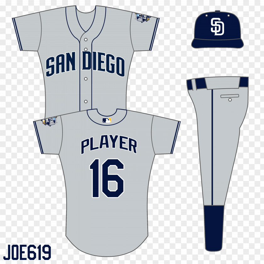 Sports Uniform Muckup Fan Jersey San Diego Padres Lionel Street T-shirt Logo PNG