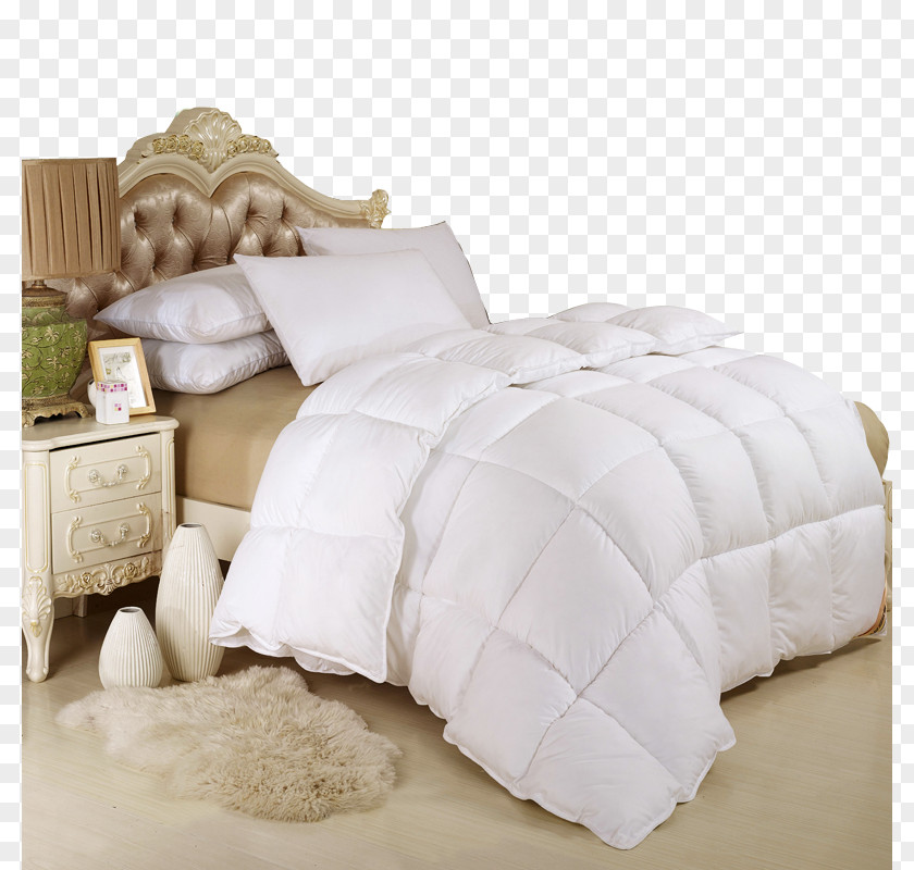 Bed And Air Conditioning Is Frame Robotic Vacuum Cleaner Duvet PNG