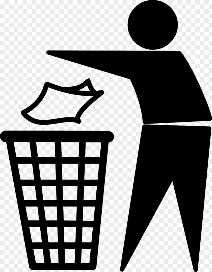 Clean Tidy Man Logo Rubbish Bins & Waste Paper Baskets Clip Art PNG