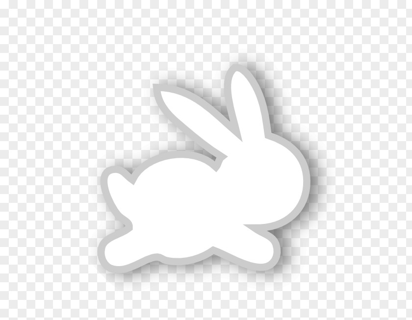 Easter Bunny Rabbit Silhouette Clip Art PNG