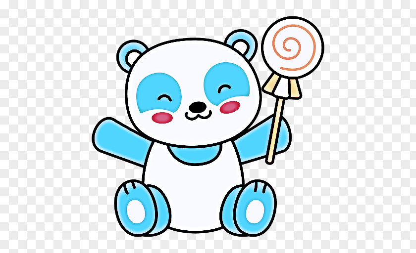 Giant Panda Flat Transparent (transparent) Animal - Candy Cartoon PNG