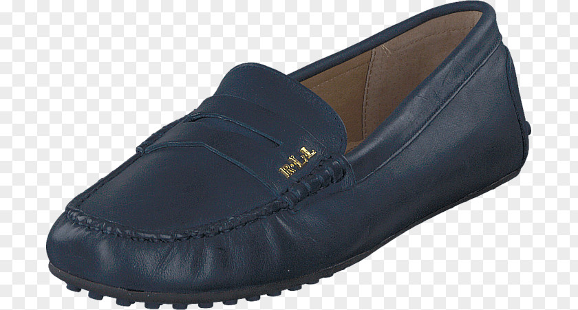 Lauren Navy Blue Shoes For Women Slip-on Shoe Moccasin Leather Sports PNG