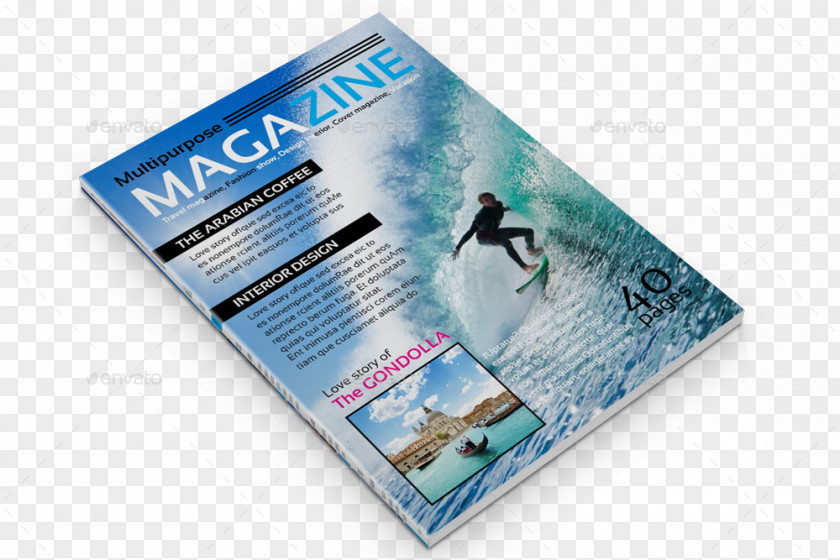 Magazine Template Advertising Brand PNG