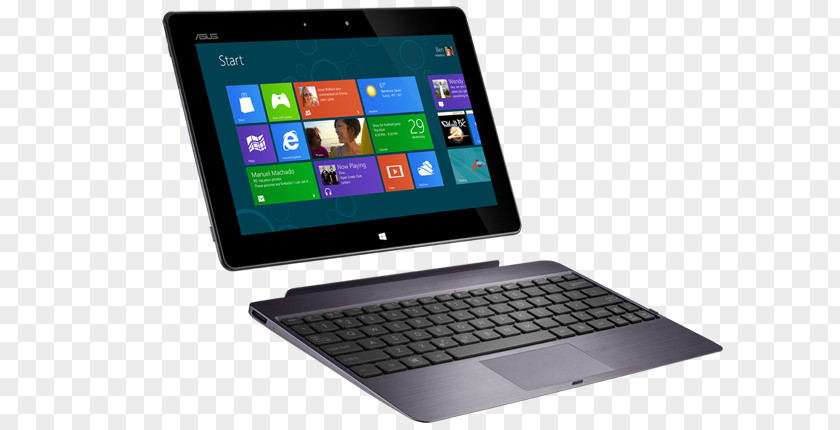 Microsoft Tablet PC Laptop Computer Keyboard Windows RT ASUS 2-in-1 PNG