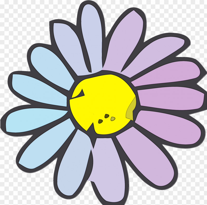 Smile Daisy Logo Design Symbol PNG