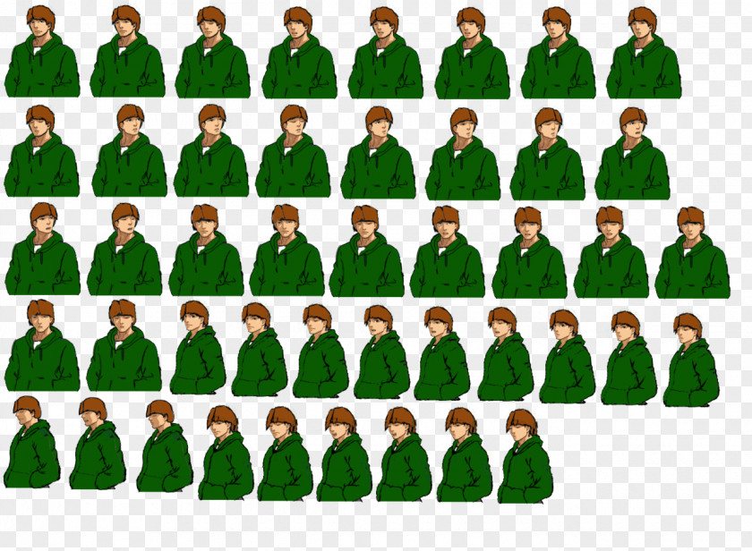 Sprite Leon S. Kennedy Resident Evil Survivor Ark Thompson Pixel Art PNG