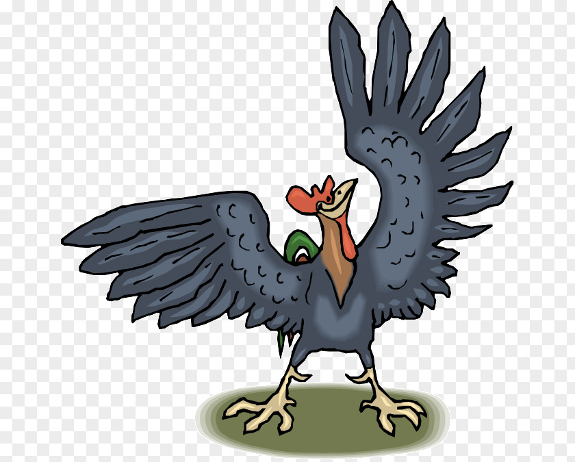 Chicken Rooster Windows Metafile Clip Art PNG