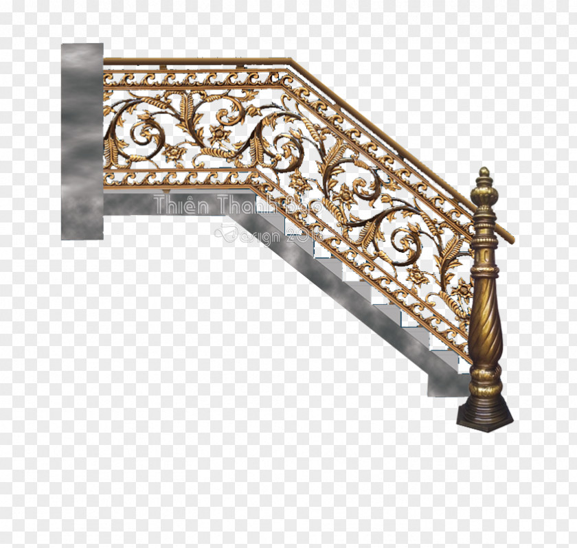 Stairs Aluminium Parapet Material Cast Iron PNG