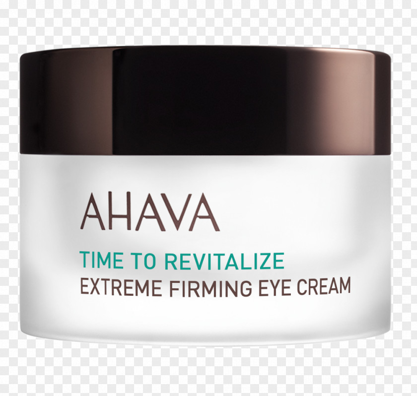 Eye Cream AHAVA Time To Revitalize Extreme Firming Ahava Hydrate Essential Day Moisturizer Night Treatment PNG
