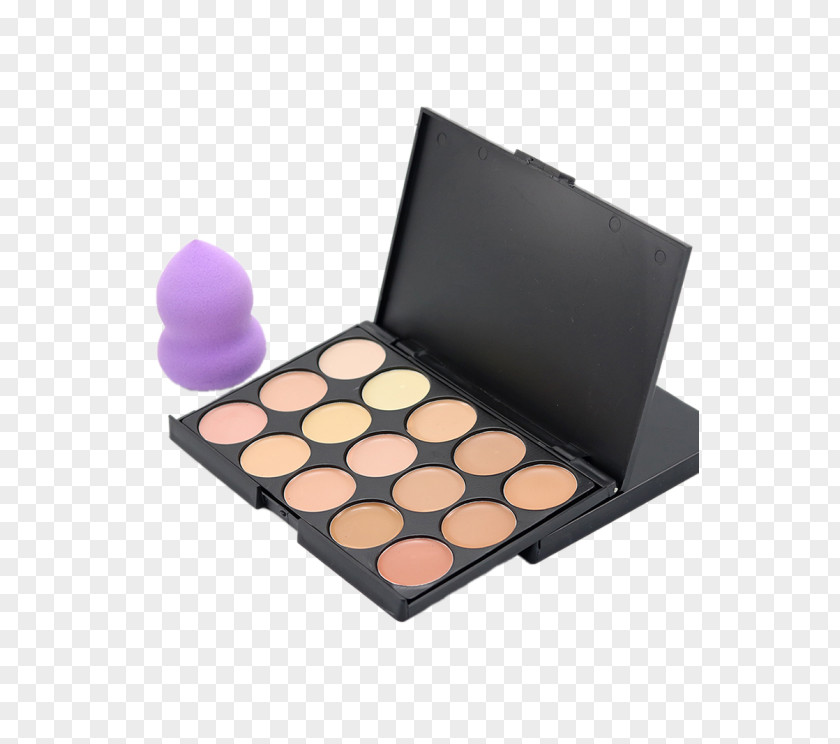 Eyeshadow Pieces Cosmetics Eye Shadow Concealer Makeup Brush Face Powder PNG