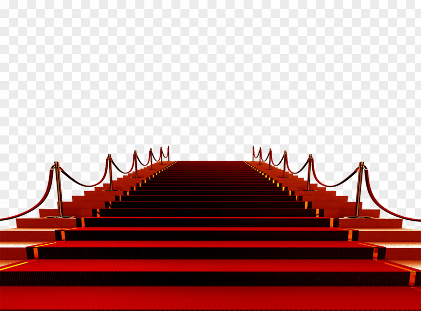 Red Ladder Carpet Stairs PNG