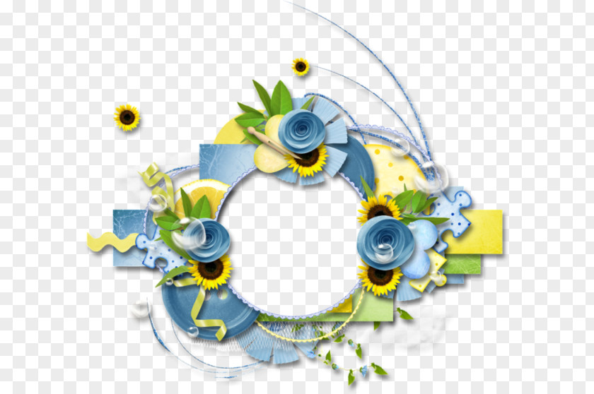 Three Flowers Ring PNG