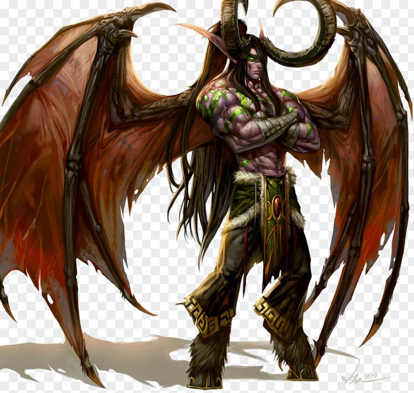 World Of Warcraft Illidan: Illidan Stormrage Demon Maiev Shadowsong PNG