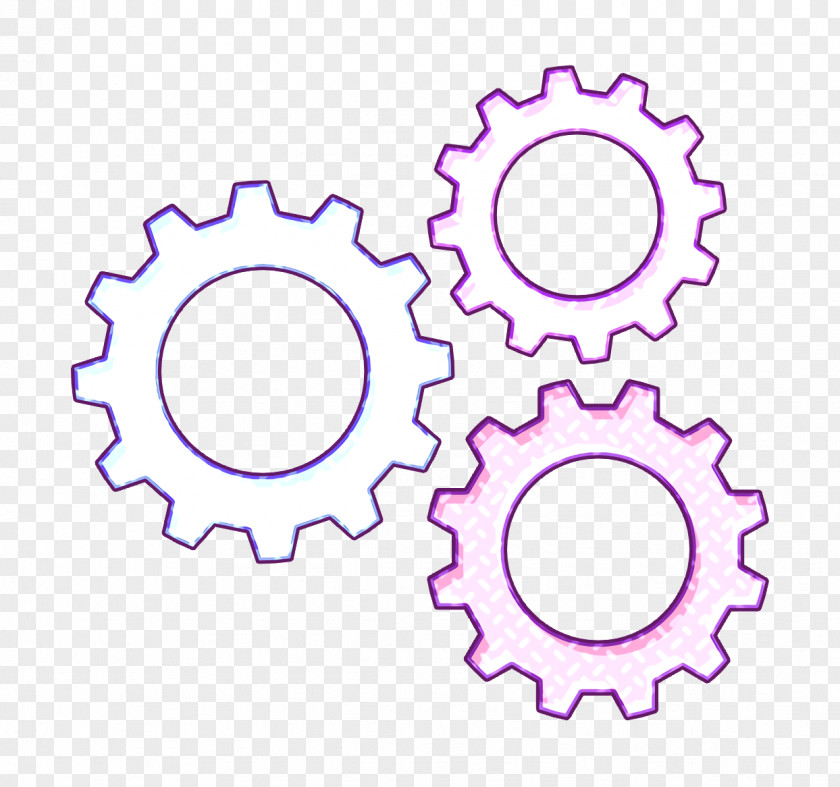Bicycle Drivetrain Part Basic Flat Icons Icon Settings Gear PNG
