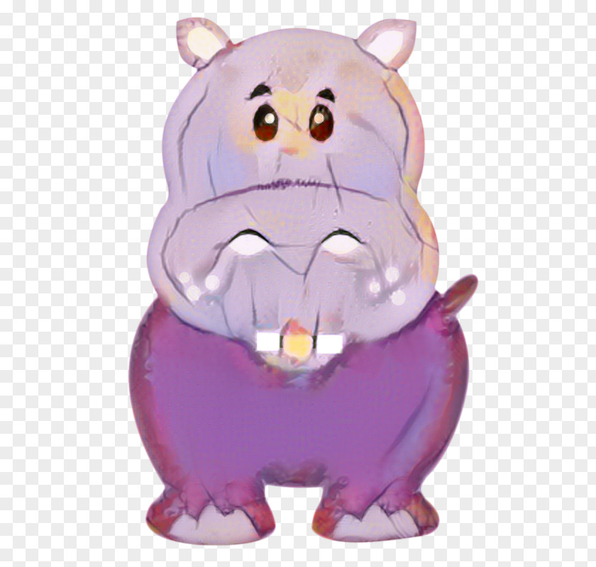 Pink Violet Cartoon Animals PNG