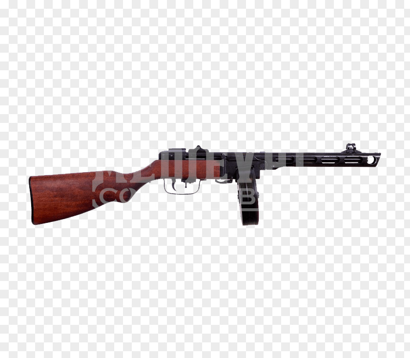 Second World War PPSh-41 Submachine Gun Firearm PNG