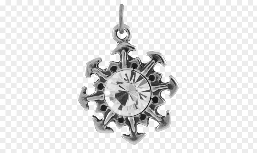 Silver Locket Symbol Body Jewellery PNG