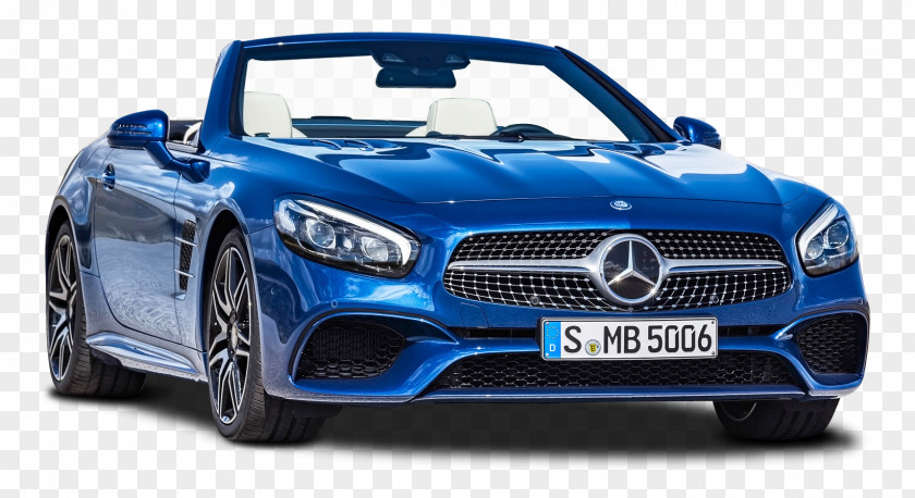 Blue Mercedes Benz SL Class Car 2018 Mercedes-Benz SL-Class Sports C-Class PNG