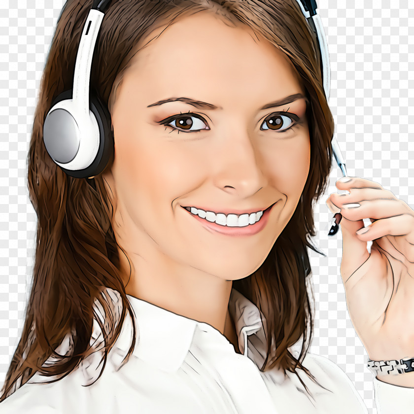 Hearing Cheek Audio Equipment Headphones Skin Call Centre Beauty PNG