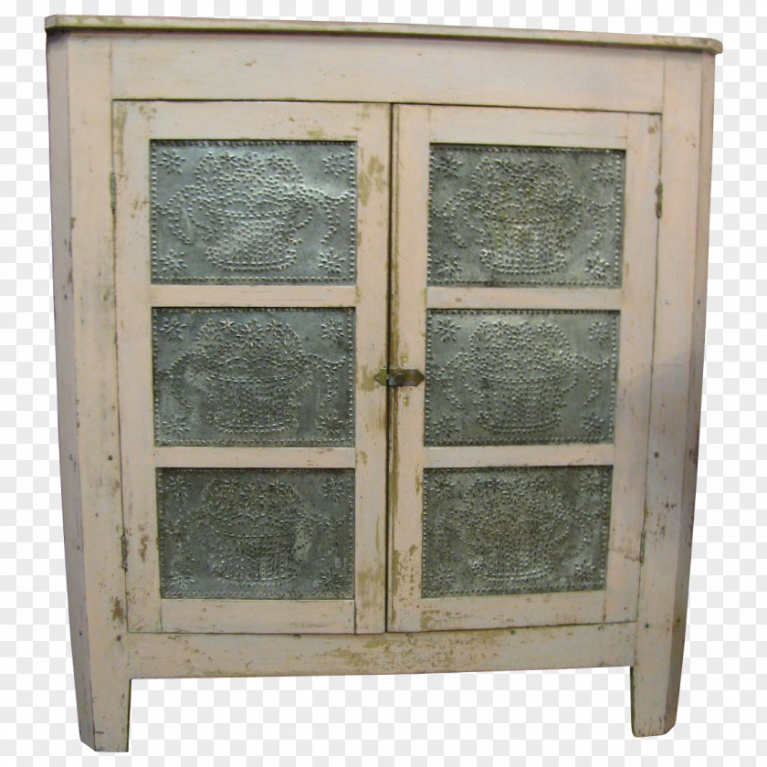 Cupboard Pie Safe Antique Furniture Primitive Decorating PNG