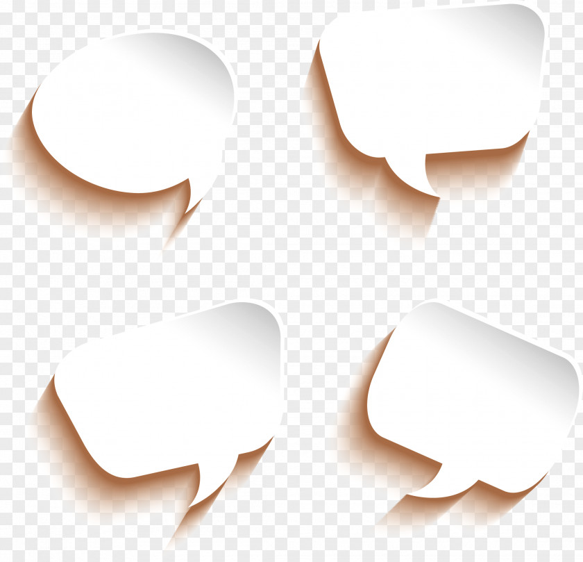 Dialog Bubbles Paper Box Bubble Dialogue PNG