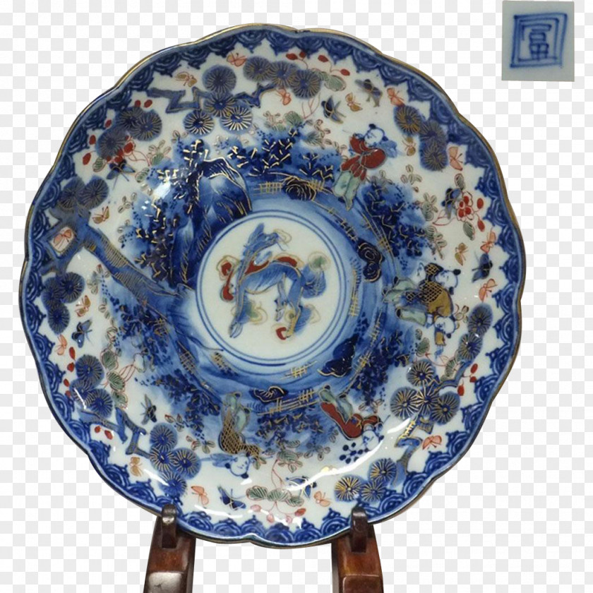 Porcelain Plate Blue And White Pottery Imari Ware Ceramic PNG