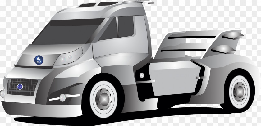 Vector Car Compact Van City Motor Vehicle PNG