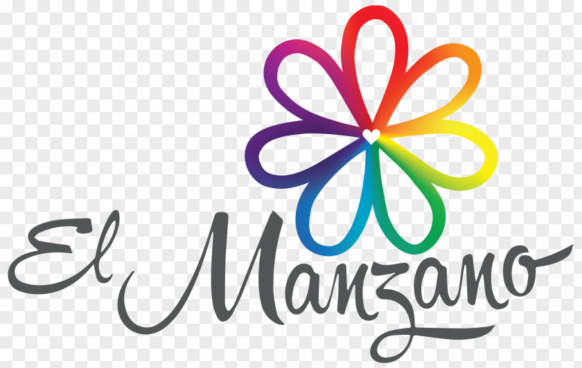 Logo Types El Manzano Organic Food Apple Farming PNG