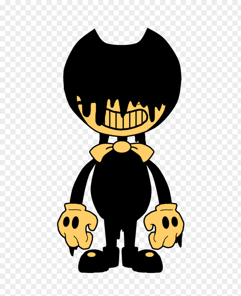 Running Hard Bendy And The Ink Machine Starfire Drawing Cuphead Raven PNG