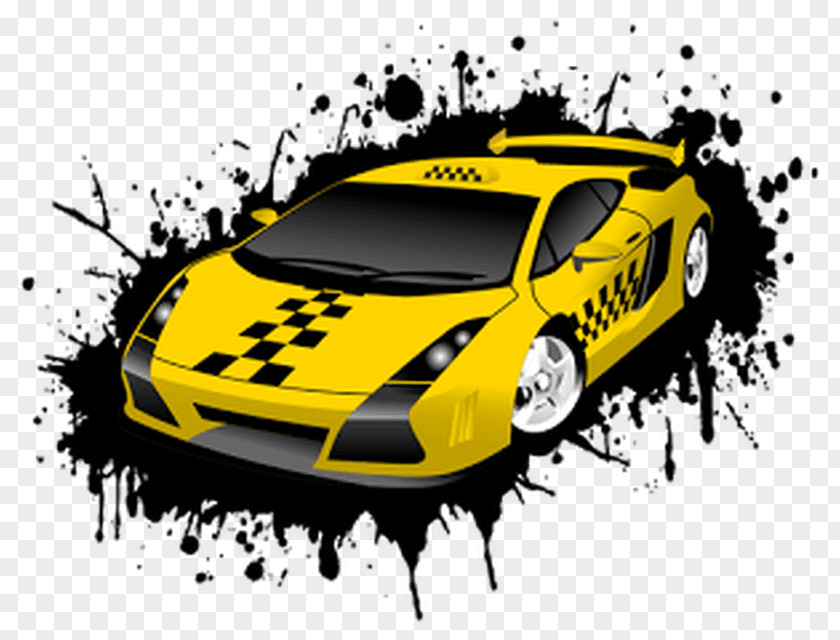 Taxi Yellow Cab PNG
