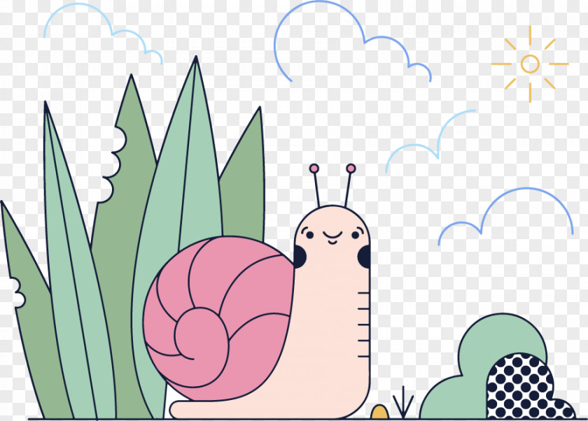 Vector Snail Euclidean Clip Art PNG